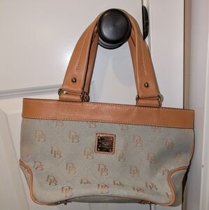 Dooney and Bourke blue-green monogram purse